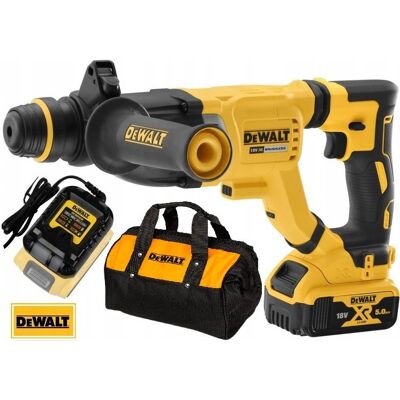 DeWALT ZESTAW XR MŁOTOWIERTARKA UDAR DCH SDS+ 3.0J BATERIA 5.0Ah 5Ah TORBA DeWALT ZESTAW XR MŁOTOWIERTARKA UDAR DCH SDS+ 3.0J BATERIA 5.0Ah 5Ah TORBA