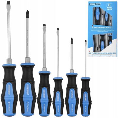 Inny producent EFFEKWERK Zestaw 6 Wkrętaków Magnetyczne Końcówki Ergonomiczne Uchwyty Inny producent EFFEKWERK Zestaw 6 Wkrętaków Magnetyczne Końcówki Ergonomiczne Uchwyty