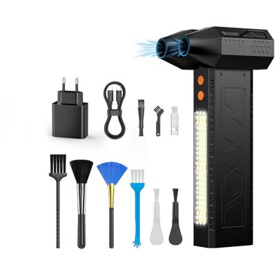 Nieokreslony Elektryczna dmuchawa Air Duster 2× silnik 4 biegi latarka + LED USB-C Nieokreslony Elektryczna dmuchawa Air Duster 2× silnik 4 biegi latarka + LED USB-C