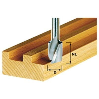 Frez - FESTOOL - spiralny z trzpieniem 8 mm - stal HS - do drewna miękkiego Frez - FESTOOL - spiralny z trzpieniem 8 mm - stal HS - do drewna miękkiego