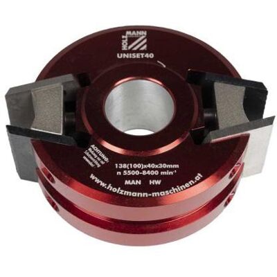 HOLZMANN Frez walcowy profilujący ZESTAW 100x40x30mm frezy wymienne noże UNISET40 HOLZMANN Frez walcowy profilujący ZESTAW 100x40x30mm frezy wymienne noże UNISET40