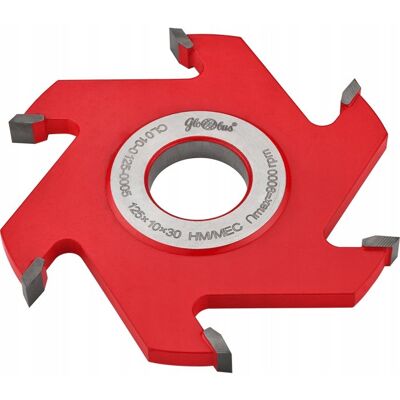 GLOBUS Frez nasadzany prosty HM 125x30x6Z / H6 mm GLOBUS Frez nasadzany prosty HM 125x30x6Z / H6 mm