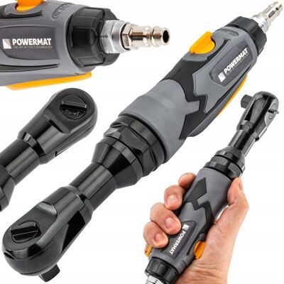 Powermat GRZECHOTKA PNEUMATYCZNA 1/2' 80 NM KLUCZ KĄTOWY DO KOMPRESORA 160 OBR./MIN Powermat GRZECHOTKA PNEUMATYCZNA 1/2' 80 NM KLUCZ KĄTOWY DO KOMPRESORA 160 OBR./MIN