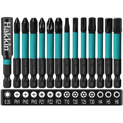 Inny producent HAKKIN Zestaw Bitów Torx 13 Sztuk 60 mm Do Wkrętarki i Śrubokręta Wersja 2 Inny producent HAKKIN Zestaw Bitów Torx 13 Sztuk 60 mm Do Wkrętarki i Śrubokręta Wersja 2
