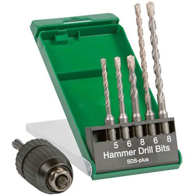 HIKOKI Zestawie Wierteł Do Betonu SDS-Plus z Adapterem 751030 HIKOKI Zestawie Wierteł Do Betonu SDS-Plus z Adapterem 751030