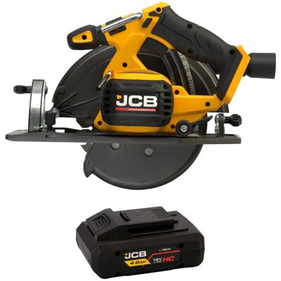 JCB Professional 18V Pilarka Tarczowa 185mm Z Akumulatorem 4Ah JCB Professional 18V Pilarka Tarczowa 185mm Z Akumulatorem 4Ah