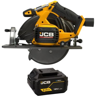 JCB Professional 18V Pilarka Tarczowa 185mm Z Akumulatorem 5A JCB Professional 18V Pilarka Tarczowa 185mm Z Akumulatorem 5A