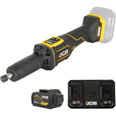 JCB Professional 18V Szlifierka Trzpieniowa Dual Charger 4.5A Bateria 5Ah JCB Professional 18V Szlifierka Trzpieniowa Dual Charger 4.5A Bateria 5Ah