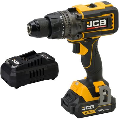 JCB Professional 18V Wiertarko Wkrętarka 160 Nm Ładowarka 4.5A Bateria 2Ah JCB Professional 18V Wiertarko Wkrętarka 160 Nm Ładowarka 4.5A Bateria 2Ah