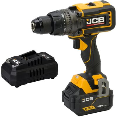JCB Professional 18V Wiertarko Wkrętarka 160 Nm Ładowarka 4.5A Bateria 5Ah JCB Professional 18V Wiertarko Wkrętarka 160 Nm Ładowarka 4.5A Bateria 5Ah