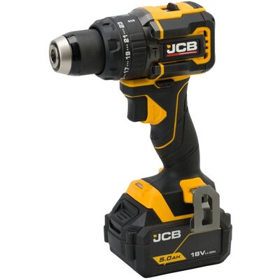 JCB Professional 18V Wiertarko Wkrętarka 75 Nm Z Akumulatorem 5Ah JCB Professional 18V Wiertarko Wkrętarka 75 Nm Z Akumulatorem 5Ah