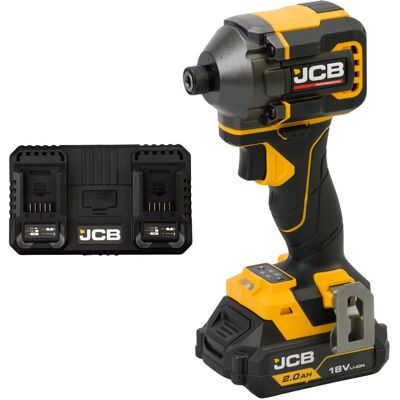 JCB Professional 18V Zakrętarka Udarowa 230Nm Dual Charger 4.5A Bateria 2Ah JCB Professional 18V Zakrętarka Udarowa 230Nm Dual Charger 4.5A Bateria 2Ah