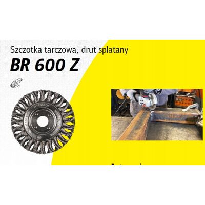 KLINGSPOR K.SZCZOTKA TARCZOWA 178mm M14 BR600Z DRUT SKRĘCANY KLINGSPOR K.SZCZOTKA TARCZOWA 178mm M14 BR600Z DRUT SKRĘCANY