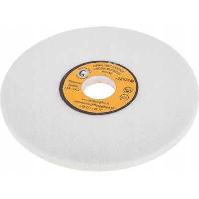 Chle-Mar Kamień szlifierski biały kamień ścierny do szlifierki stołowej 150x8x20mm Chle-Mar Kamień szlifierski biały kamień ścierny do szlifierki stołowej 150x8x20mm