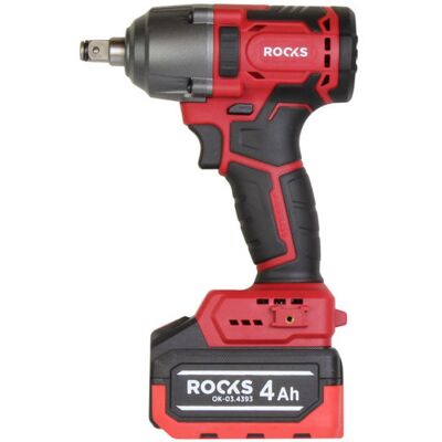 ROOKS KLUCZ UDAROWY 400 NM KOMPLET Z AKUMULATOREM 4 AH ŁADOWARKĄ I WALIZKĄ 20 V AQ-ONE ROOKS KLUCZ UDAROWY 400 NM KOMPLET Z AKUMULATOREM 4 AH ŁADOWARKĄ I WALIZKĄ 20 V AQ-ONE