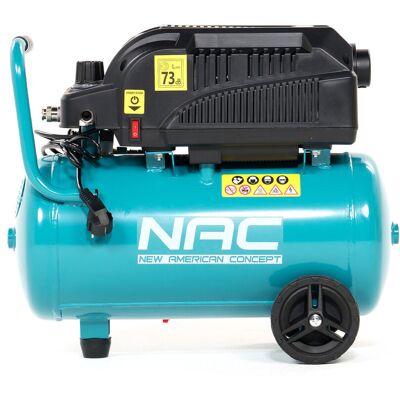 KOMPRESOR BEZOLEJOWY 24L 8 BAR NAC 550W 107L/MIN SPRĘŻARKA POWIETRZA CICHA KOMPRESOR BEZOLEJOWY 24L 8 BAR NAC 550W 107L/MIN SPRĘŻARKA POWIETRZA CICHA