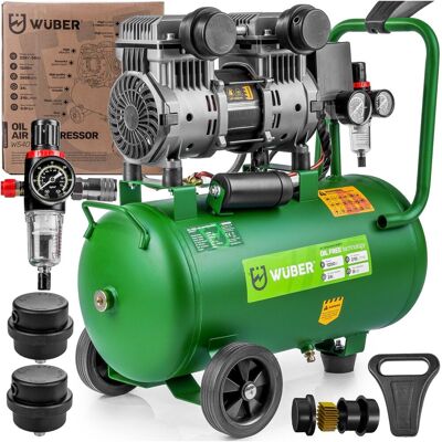Inny producent KOMPRESOR BEZOLEJOWY DWUTŁOKOWY SPRĘŻARKA POWIETRZA 24 LITRY SOLIDNY WUBER Inny producent KOMPRESOR BEZOLEJOWY DWUTŁOKOWY SPRĘŻARKA POWIETRZA 24 LITRY SOLIDNY WUBER