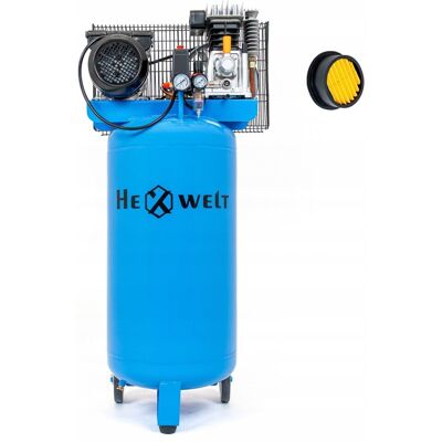 KOMPRESOR OLEJOWY 100 LITRÓW 8 BAR SPRĘŻARKA POWIETRZA 1 TŁOK HEXWELT 1T KOMPRESOR OLEJOWY 100 LITRÓW 8 BAR SPRĘŻARKA POWIETRZA 1 TŁOK HEXWELT 1T