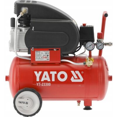 Kompresor Olejowy 24L 1500W 8 Bar Sprężarka Powietrza Yt-23300 Yato Kompresor Olejowy 24L 1500W 8 Bar Sprężarka Powietrza Yt-23300 Yato