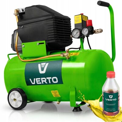 GTX Poland KOMPRESOR OLEJOWY TŁOKOWY 24L 230V SPRĘŻARKA POWIETRZA WYTRZYMAŁY VERTO GTX Poland KOMPRESOR OLEJOWY TŁOKOWY 24L 230V SPRĘŻARKA POWIETRZA WYTRZYMAŁY VERTO