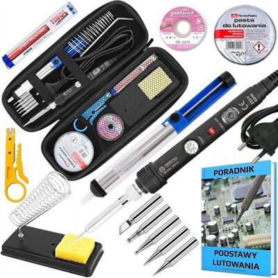 REBALL LUTOWNICA PRECYZYJNA KOLBOWA S601A 60W + AKCESORIA LUTOWNICZE ETUI PORADNIK REBALL LUTOWNICA PRECYZYJNA KOLBOWA S601A 60W + AKCESORIA LUTOWNICZE ETUI PORADNIK