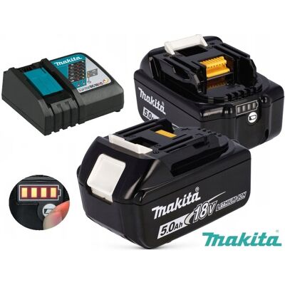 MAKITA ZESTAW STARTOWY ZASILAJĄCY DC18RC + 2x BATERIA BL1850 5.0Ah LXT 18V MAKITA ZESTAW STARTOWY ZASILAJĄCY DC18RC + 2x BATERIA BL1850 5.0Ah LXT 18V
