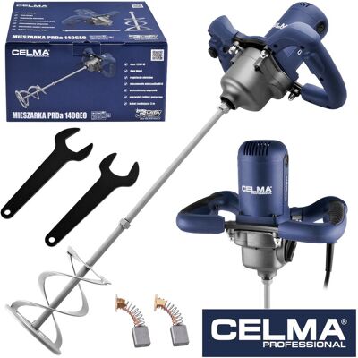 Mieszadło do zapraw i klejów CELMA PRDa 140GEO 1200W 82Nm 2biegi Mieszadło do zapraw i klejów CELMA PRDa 140GEO 1200W 82Nm 2biegi