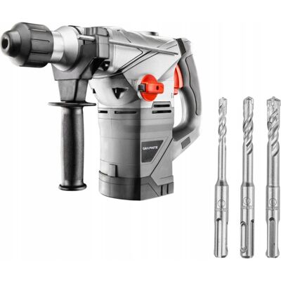 GRAPHITE MŁOT UDAROWY SDS+ 1500W 4,5J WALIZKA + WIERTŁA GRAPHITE MŁOT UDAROWY SDS+ 1500W 4,5J WALIZKA + WIERTŁA