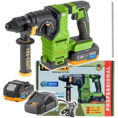 Młotowiertarka Akumulatorowa Procraft PHA30-1B 20V SDS Plus 2,8J Bezszczotkowa Młotowiertarka Akumulatorowa Procraft PHA30-1B 20V SDS Plus 2,8J Bezszczotkowa