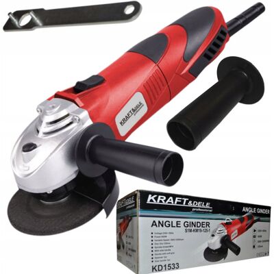 KRAFT&DELE Mocna Szlifierka Kątowa Kątówka Elektryczna 125Mm 900W 12000Rpm Kd1533 KRAFT&DELE Mocna Szlifierka Kątowa Kątówka Elektryczna 125Mm 900W 12000Rpm Kd1533