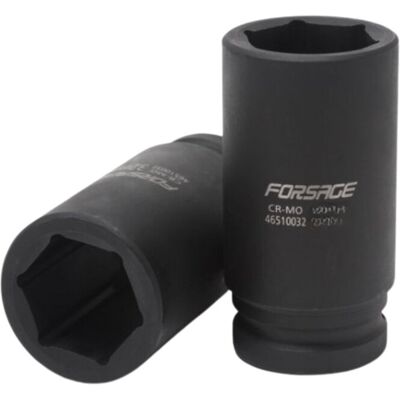 Forsage Nasadka głowica końcówka udarowa głęboka 3/4' 60mm 6-kątna stal cr-mo Forsage Nasadka głowica końcówka udarowa głęboka 3/4' 60mm 6-kątna stal cr-mo