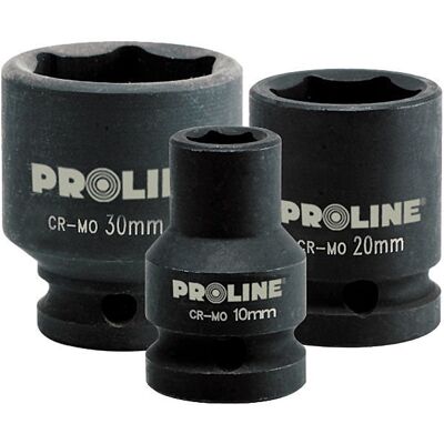 Nasadka udarowa 6-kątna Cr-Mo 3/4' 50 mm Proline Nasadka udarowa 6-kątna Cr-Mo 3/4' 50 mm Proline