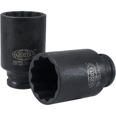 Boni-shop Nasadka udarowa, 8mm, 1/2 cala, stal Cr-Mo, 12-kątna Boni-shop Nasadka udarowa, 8mm, 1/2 cala, stal Cr-Mo, 12-kątna
