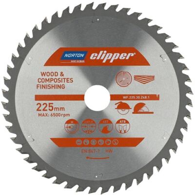 Norton - 225x30mm - 48T - ATB WoodComposites - Pilnik Norton - 225x30mm - 48T - ATB WoodComposites - Pilnik