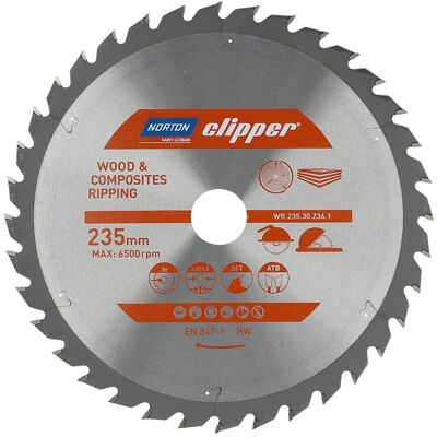 Norton - 235x30x36Z - Tarczowa piła Norton - 235x30x36Z - Tarczowa piła
