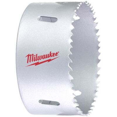 Milwaukee 89 mm Bimetalowa Piła do dziur - Trwała i szybka Milwaukee 89 mm Bimetalowa Piła do dziur - Trwała i szybka