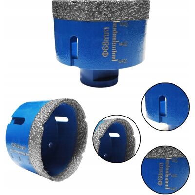 Otwornica koronka 68 mm M14 wiertło diamentowe do gresu glazury Titanium Otwornica koronka 68 mm M14 wiertło diamentowe do gresu glazury Titanium