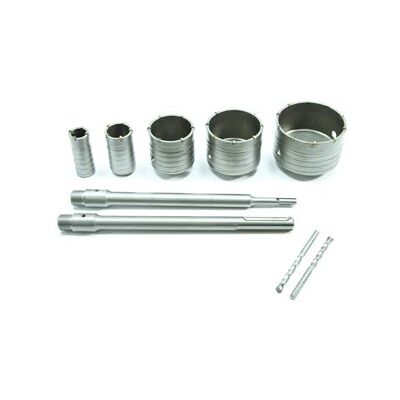 MAR-POL Otwornice frezy do betonu SDS+ zestaw 30-100mm MAR-POL Otwornice frezy do betonu SDS+ zestaw 30-100mm