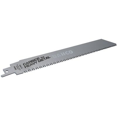 Piła szablasta Ostrza z wykończeniem z węglika wolframu do metali ciężkich 8 TPI 150 mm BAHCO Piła szablasta Ostrza z wykończeniem z węglika wolframu do metali ciężkich 8 TPI 150 mm BAHCO