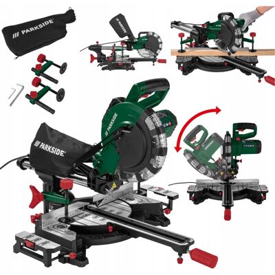 PIŁA UKOŚNICA DO DREWNA PARKSIDE PZKS C3 2000W 210 MM PILARKA UKOSOWA LASER PIŁA UKOŚNICA DO DREWNA PARKSIDE PZKS C3 2000W 210 MM PILARKA UKOSOWA LASER