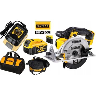 DeWalt PILARKA AKUMULATOROWA 165mm XR DCS 18V ZESTAW 5Ah 5.0Ah ŁADOWARKA TARCZA DeWalt PILARKA AKUMULATOROWA 165mm XR DCS 18V ZESTAW 5Ah 5.0Ah ŁADOWARKA TARCZA