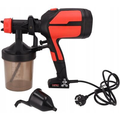 PISTOLET NATRYSKOWY DO MALOWANIA ŚCIAN ELEKTRYCZNY NAC 450W 1L DYSZA 2MM PISTOLET NATRYSKOWY DO MALOWANIA ŚCIAN ELEKTRYCZNY NAC 450W 1L DYSZA 2MM