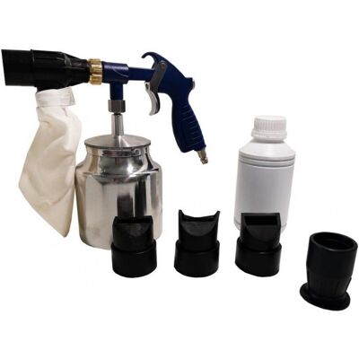 Forsage Pistolet PNEUMATYCZNY Do Piaskowania Piaskarka DYSZA Zbiornik 1l Forsage Pistolet PNEUMATYCZNY Do Piaskowania Piaskarka DYSZA Zbiornik 1l
