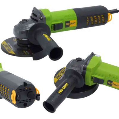 PROCRAFT PW1550 Szlifierka kątowa Bezszczotkowa Regulacja Obrotów 125mm 850W PROCRAFT PW1550 Szlifierka kątowa Bezszczotkowa Regulacja Obrotów 125mm 850W