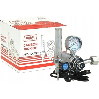 Ideal Reduktor CO2/Ar z rotametrem i podgrzewaczem 230V Ideal Reduktor CO2/Ar z rotametrem i podgrzewaczem 230V
