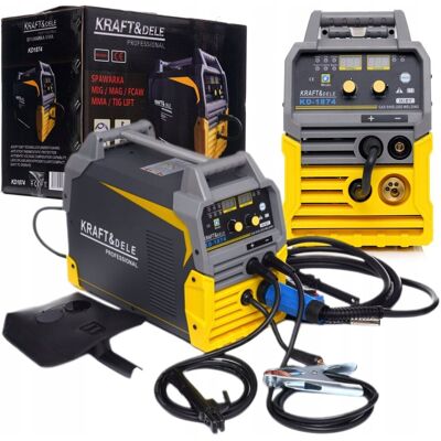 KRAFT&DELE Spawarka Inwerterowa Migomat Mig / Mag Mma Fcaw Flux Tig Lift 250A Gazowy KRAFT&DELE Spawarka Inwerterowa Migomat Mig / Mag Mma Fcaw Flux Tig Lift 250A Gazowy