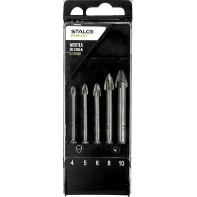 Stalco Wiertła do szkła 5 szt KPL 4-10mm 5-EL PERFECT S-72182 OSTRZA STALCO Stalco Wiertła do szkła 5 szt KPL 4-10mm 5-EL PERFECT S-72182 OSTRZA STALCO