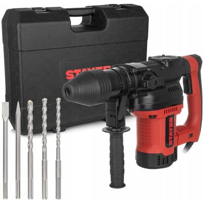 Stayer Młotowiertarka Sds-Max 12j 1200w 650 Obr/min 3200 Ud/min +walizka Stayer Młotowiertarka Sds-Max 12j 1200w 650 Obr/min 3200 Ud/min +walizka