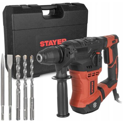 Stayer Młotowiertarka Sds-Plus 5j 1050w 4 Funkcje 1100obr/min Hd3ck Walizka Stayer Młotowiertarka Sds-Plus 5j 1050w 4 Funkcje 1100obr/min Hd3ck Walizka