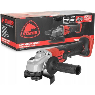 Stayer Szlifierka Kątowa Akumulatorowa 18v 115mm 10000obr/min Agr L20 Stayer Szlifierka Kątowa Akumulatorowa 18v 115mm 10000obr/min Agr L20